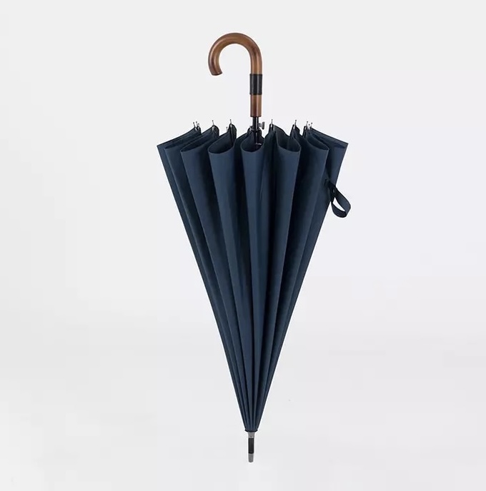 parapluie haute résistance bleu