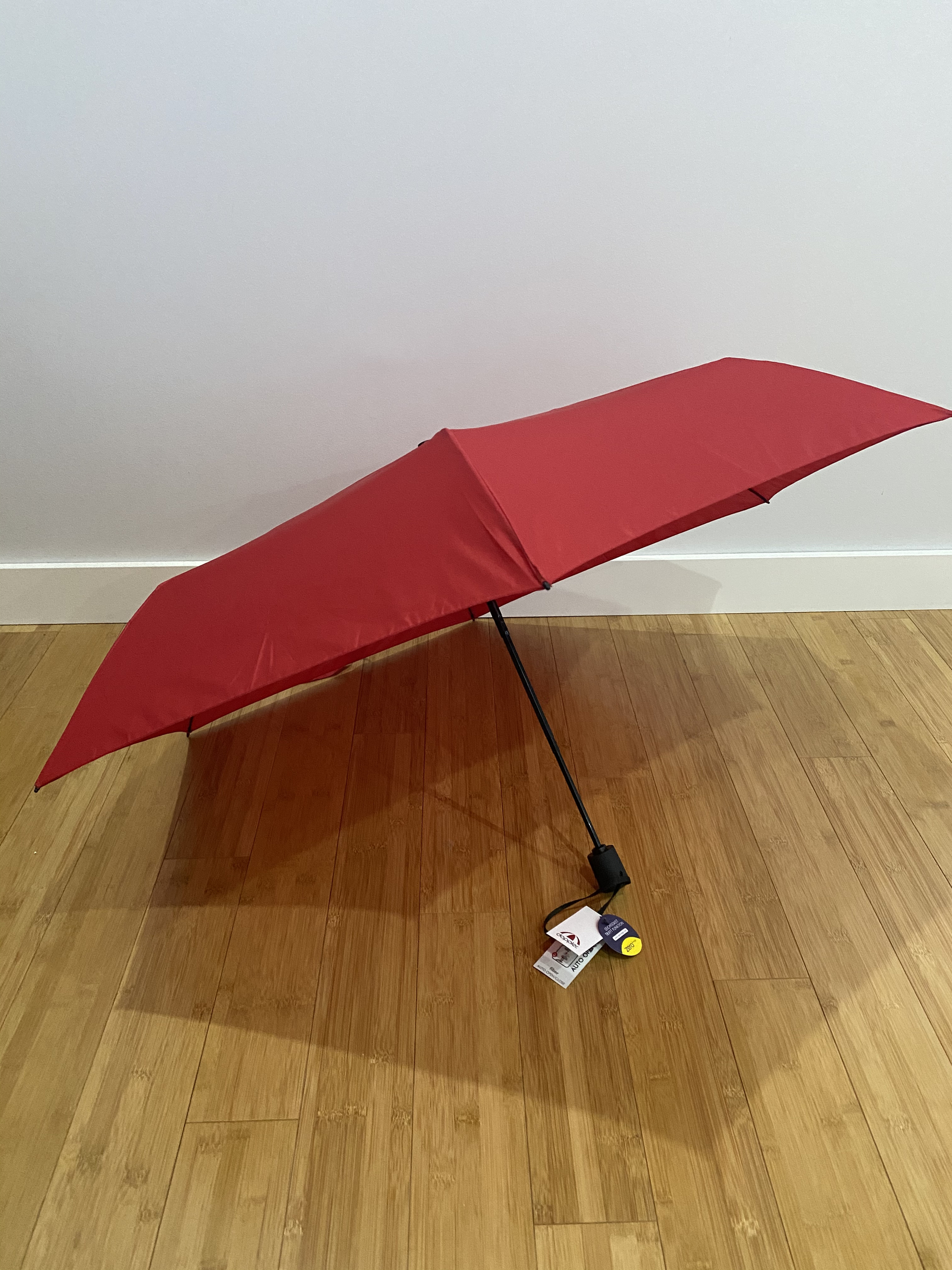 parapluie pliant léger rouge doppler