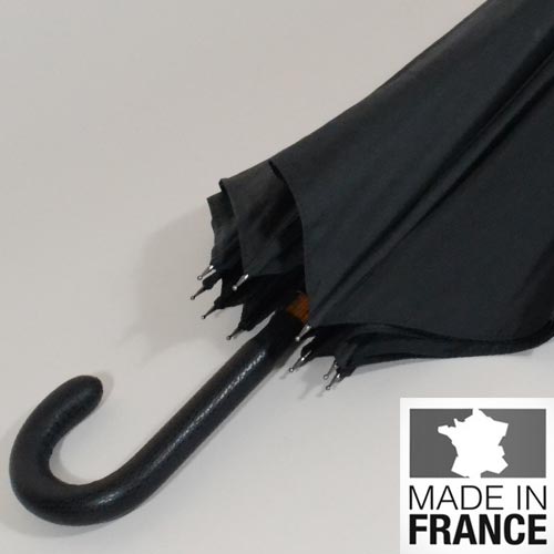 ⇒ Parapluie canne noir et Triskell blanc 84 cm - Mixte Homme / Femme
