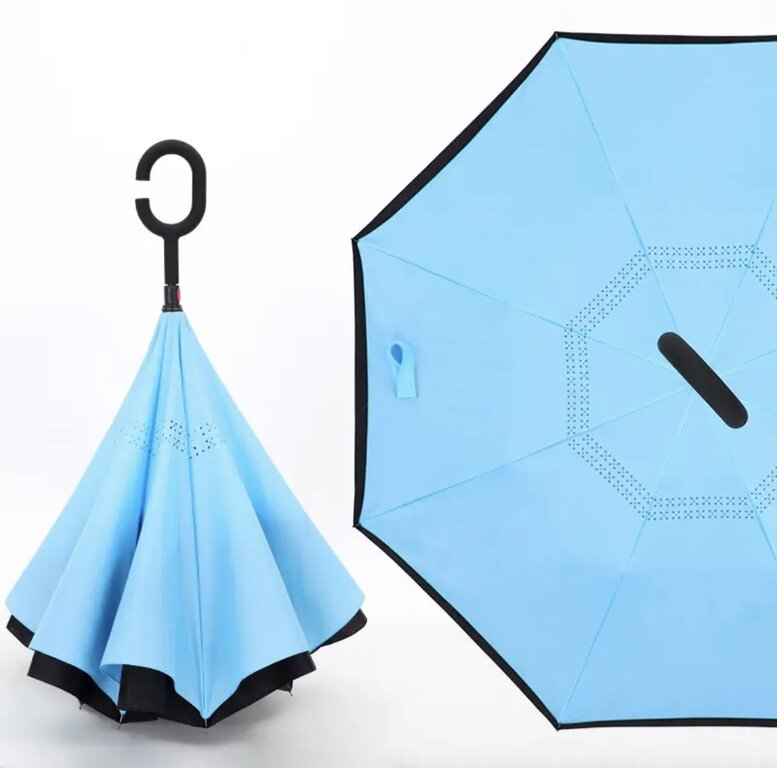 Parapluie Inversé Smati Violet – Pratique, Neuf Avec étiquettes, Design Innovant