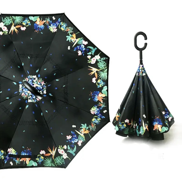 Parapluie à tête ou motif d'animaux