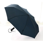 Parapluie pliant grand diamètre bleu profil