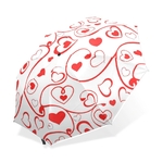 Parapluie pliant coeur profil