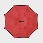 toile intérieure parapluie inversé rouge