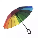 parapluie coloré avec poignée C