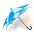 parapluie d'amazoni bleu profil
