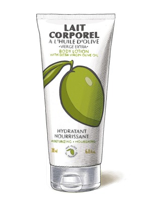 Lait hydratant BIO à l'huile d'olive et mandarine verte 230ml