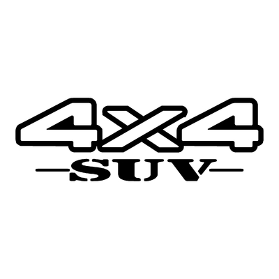 Sticker logo 4x4 suv ref 26