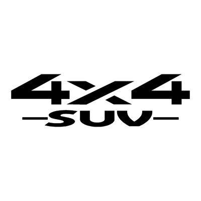Sticker logo 4x4 suv ref 33