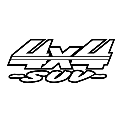 Sticker logo 4x4 suv ref 69