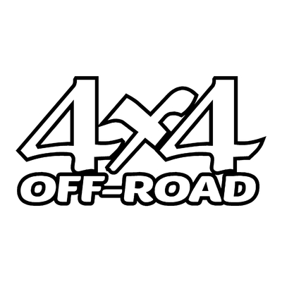 Sticker logo 4x4 off-road ref 53