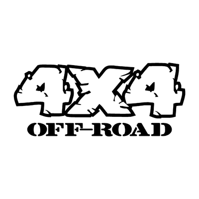 Sticker logo 4x4 off-road ref 74