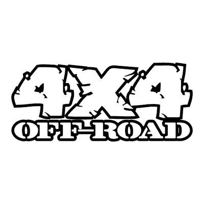 Sticker logo 4x4 off-road ref 77