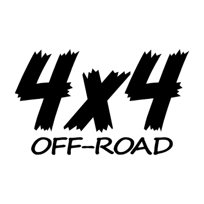 Sticker logo 4x4 off-road ref 81