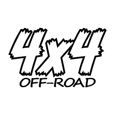 Sticker logo 4x4 off-road ref 82
