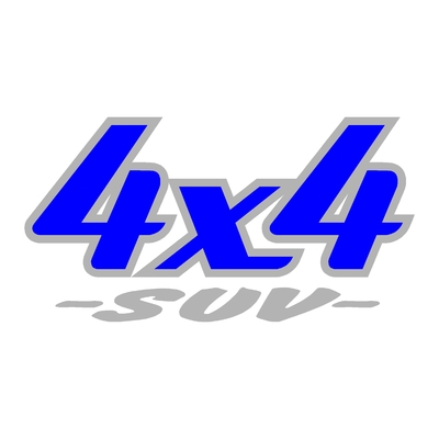 Sticker logo 4x4 suv ref 20