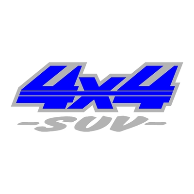 Sticker logo 4x4 suv ref 68