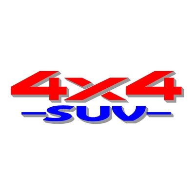 Sticker logo 4x4 suv ref 38