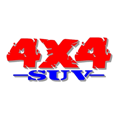 Sticker logo 4x4 suv ref 86