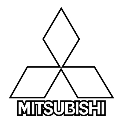 Sticker MITSUBISHI ref 5