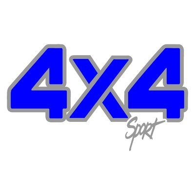 Sticker logo 4x4 sport ref 4