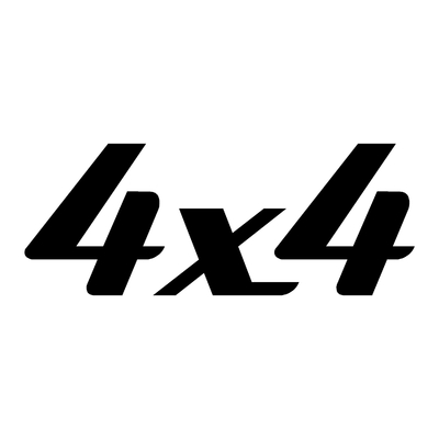 Sticker logo 4X4 ref 9