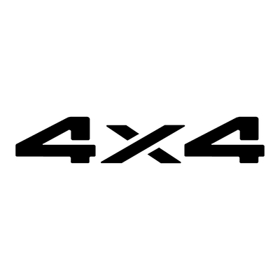 Sticker logo 4X4 ref 13