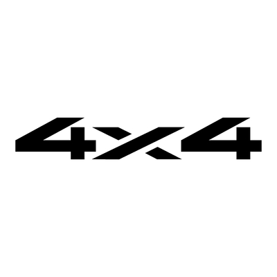 Sticker logo 4X4 ref 17