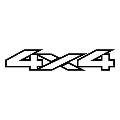 Sticker logo 4X4 ref 18