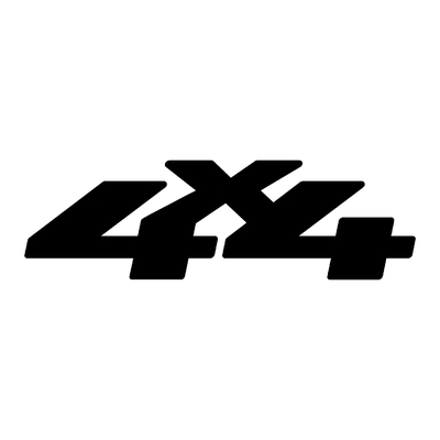 Sticker logo 4X4 ref 33
