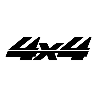 Sticker logo 4X4 ref 57
