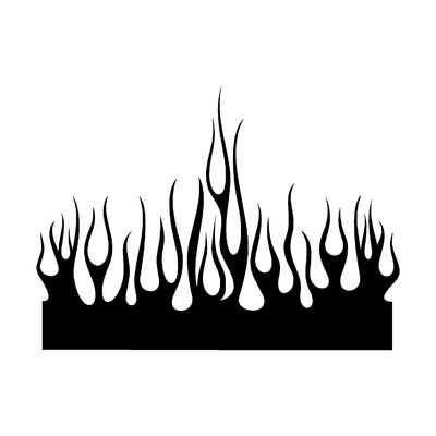 Sticker FLAMMES ref 40