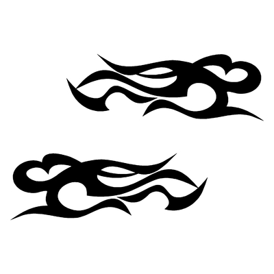Sticker FLAMMES ref 5