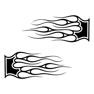 Sticker FLAMMES ref 13c