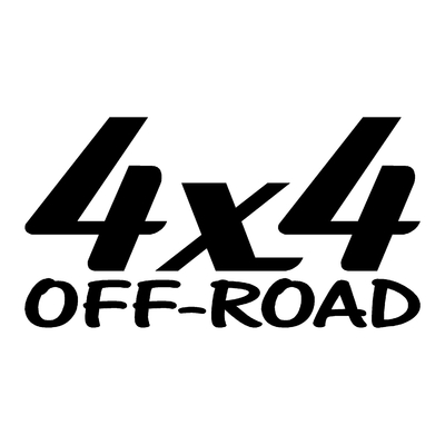 Sticker logo 4x4 off-road ref 17