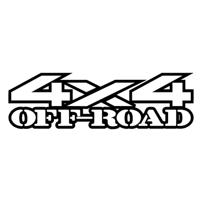 Sticker logo 4x4 off-road ref 37