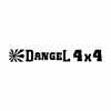 DANGEL ref3 stickers sticker autocollant 4x4  tuning audio 4x4 tout terrain car auto moto camion competition deco rallye racing