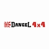 DANGEL ref4 stickers sticker autocollant 4x4  tuning audio 4x4 tout terrain car auto moto camion competition deco rallye racing