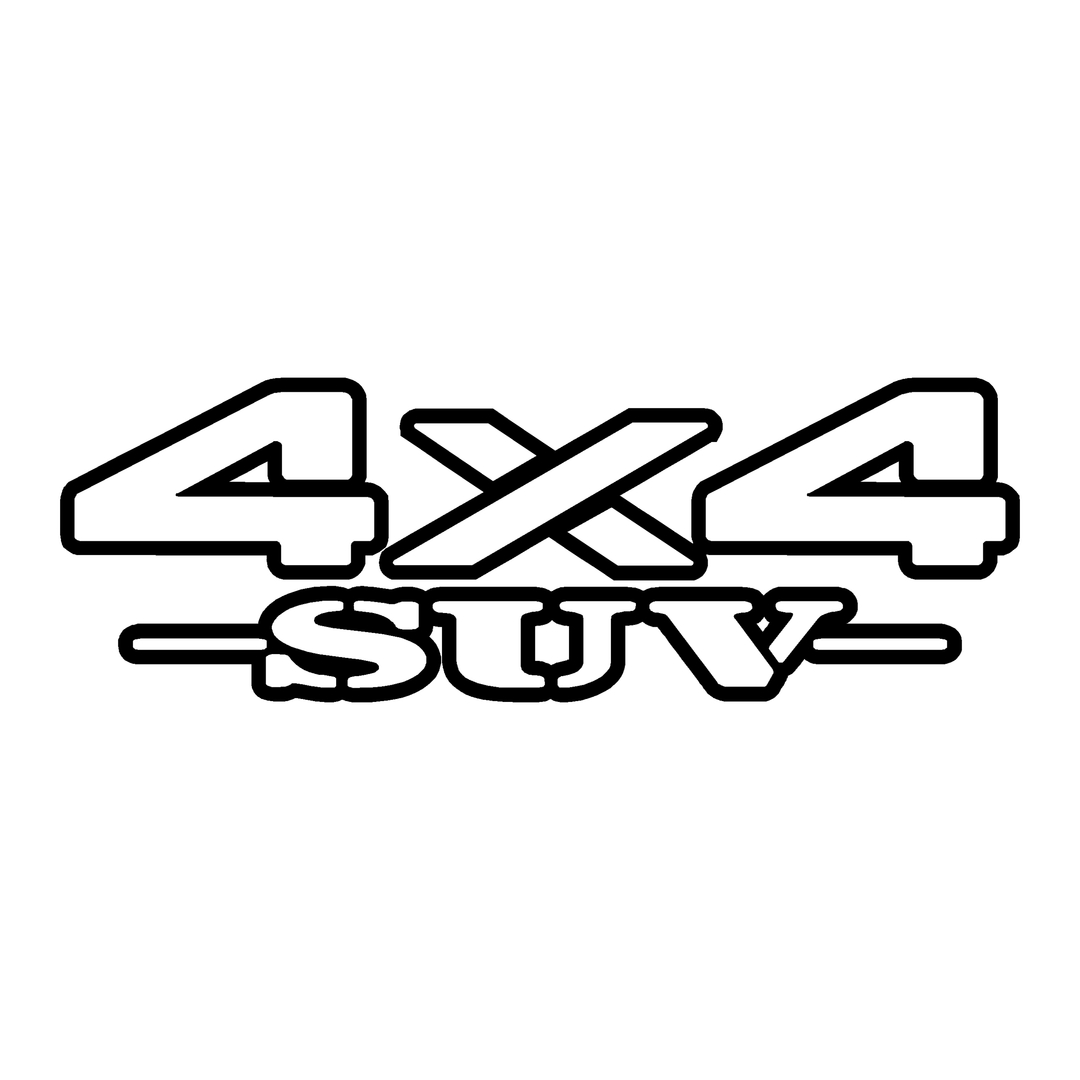 stickers-logo-4x4-suv-ref29-tout-terrain-autocollant-pickup-6x6-8x8