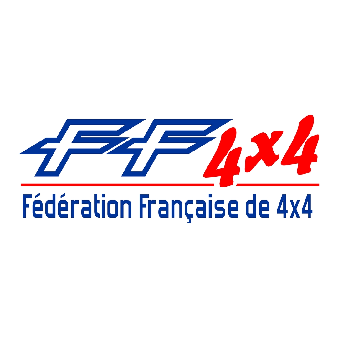sticker fédération française de 4x4 tout terain competition rallye autocollant (2)
