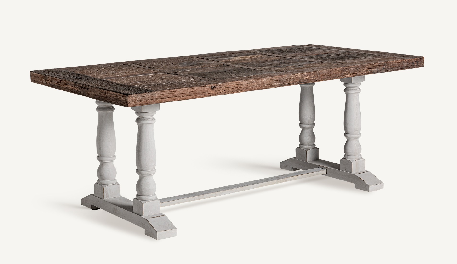 table-bois-massif-pied-blanchi