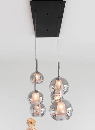 suspension-moderne-7-lampes-globe