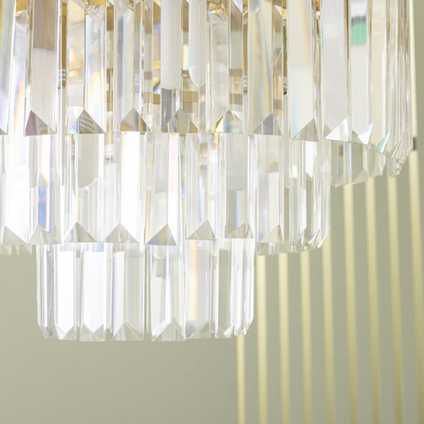 lustre-3-rangs-pampilles-verre