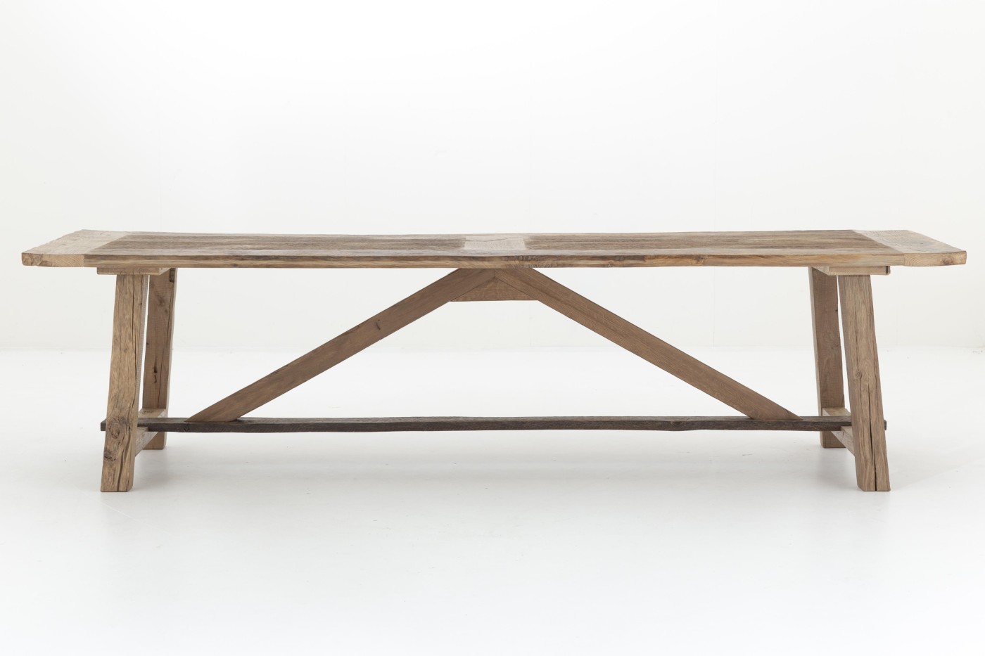 table-chêne-campagne-flamant-300-cm