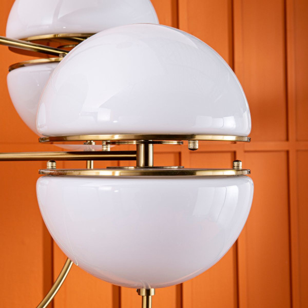 lustre-plafond-1930-verr-et-métal-doré
