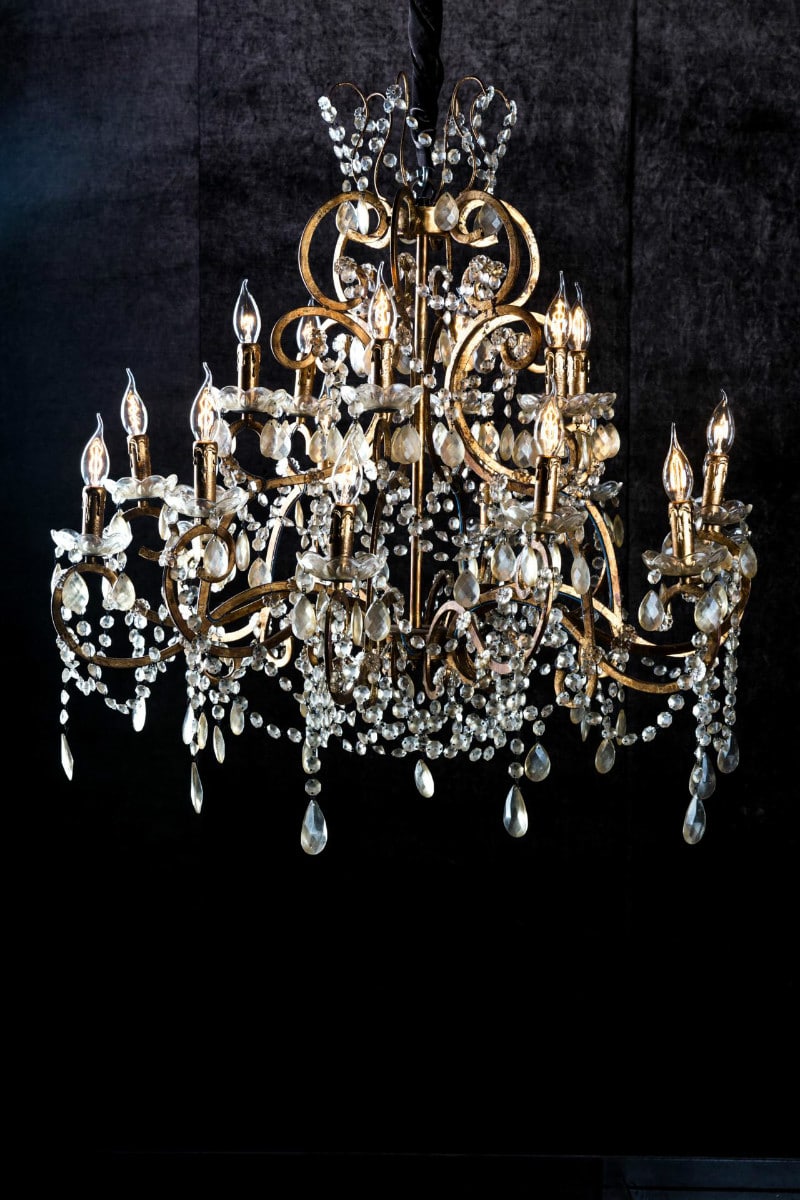 grand-lustre-classique-bronze-doré