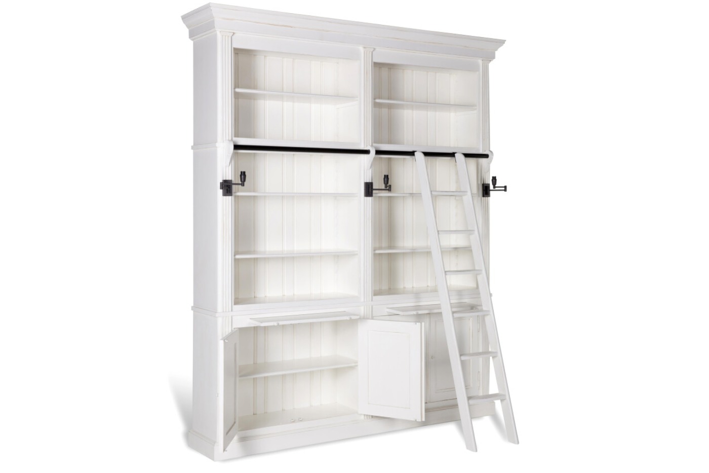 bibliotheque-2-pieces-avec-echelle-esprit-maison-de-campagne
