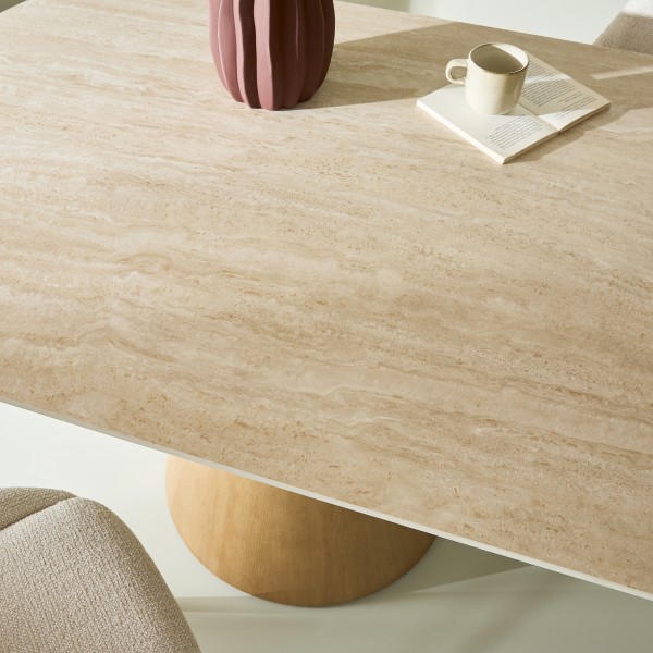 table-a-manger-ceramique-avec-allonges-integrees