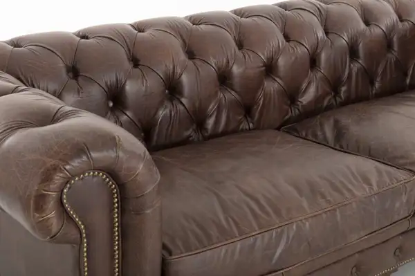 canape-cuir-brun-3-places-elegant