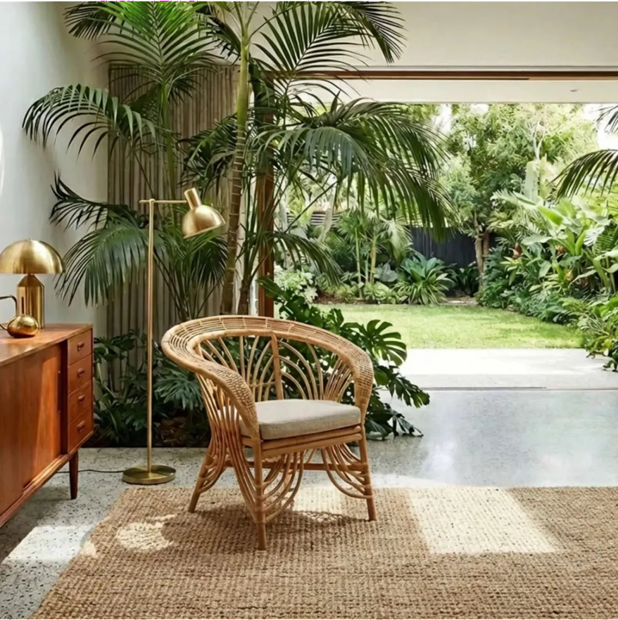 fauteuil-rotin-decoration-interieur-chaleureuse